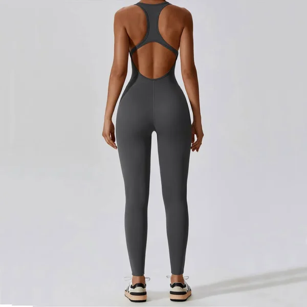 Push-up One Piece Sleeveless Jumpsuit - Image 4