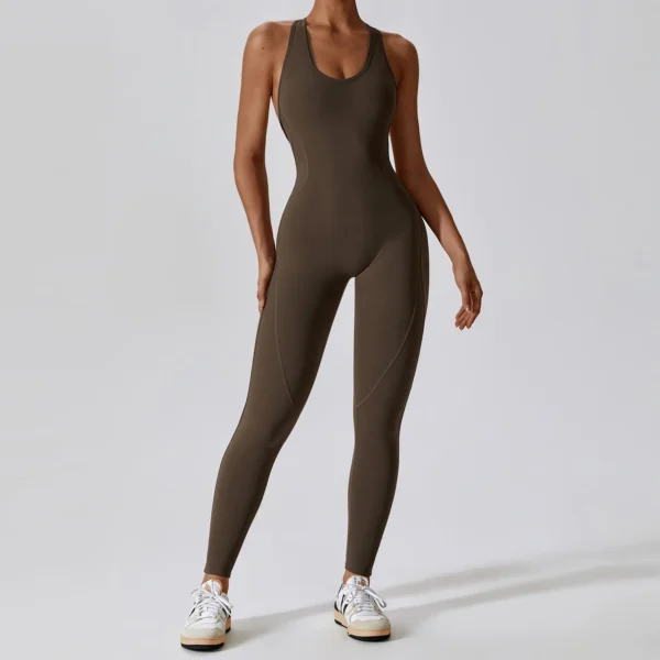 Push-up One Piece Sleeveless Jumpsuit - Image 9