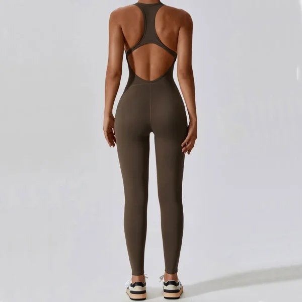Push-up One Piece Sleeveless Jumpsuit - Image 3