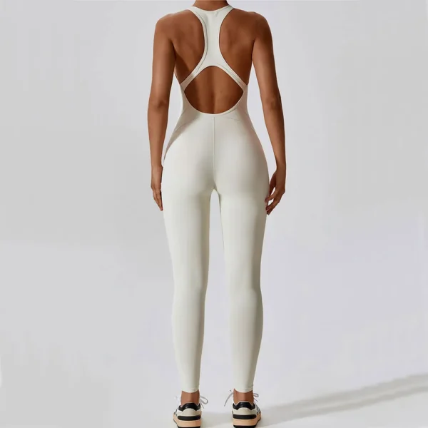 Push-up One Piece Sleeveless Jumpsuit - Image 2