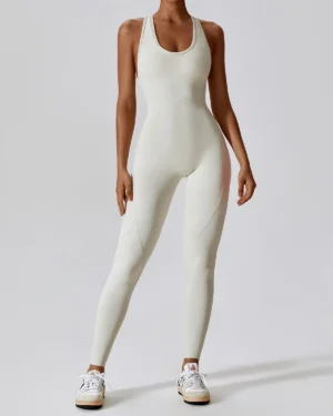 Push-up One Piece Sleeveless Jumpsuit