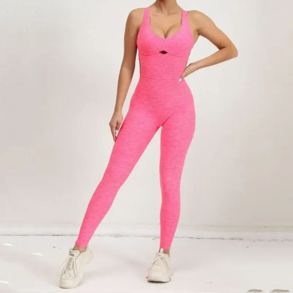 One-piece Adjustable Backless Jumpsuit - Image 2