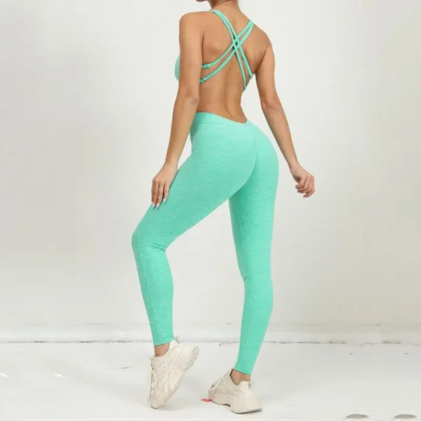 One-piece Adjustable Backless Jumpsuit - Image 4