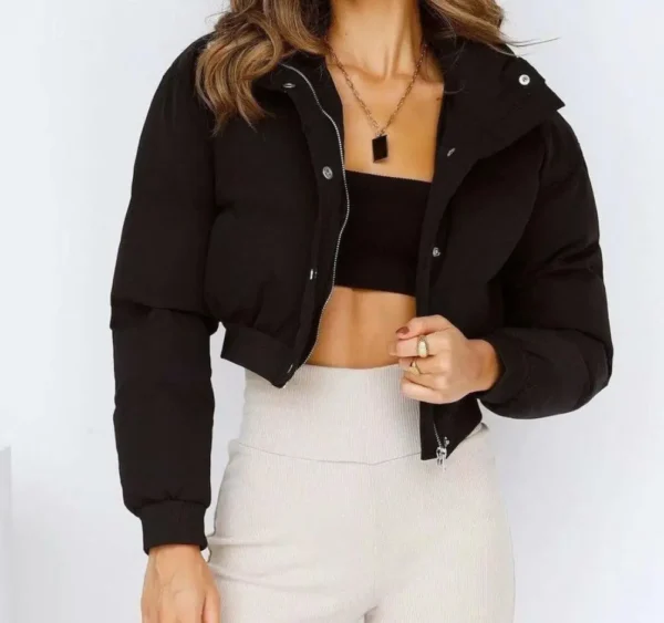 Short Bomber Jacket - Image 4
