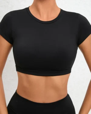 Backless Yoga Crop Top