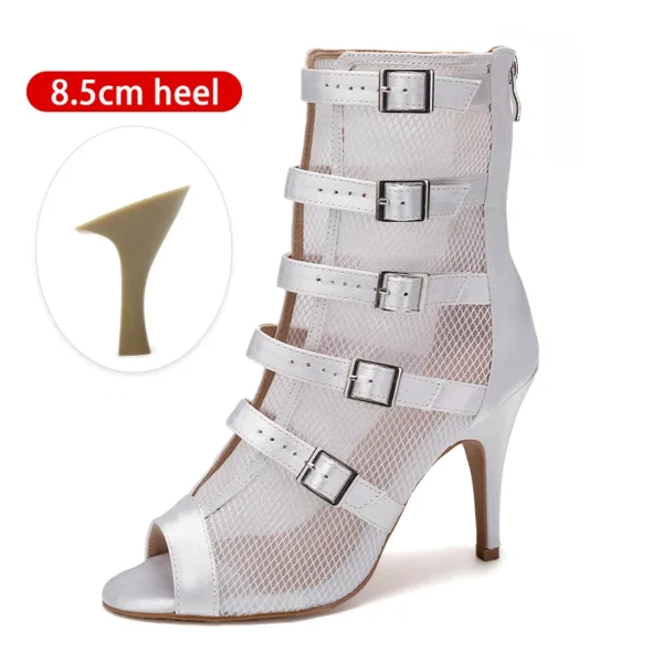 White Suede Sole - 8.5cm - Image 2